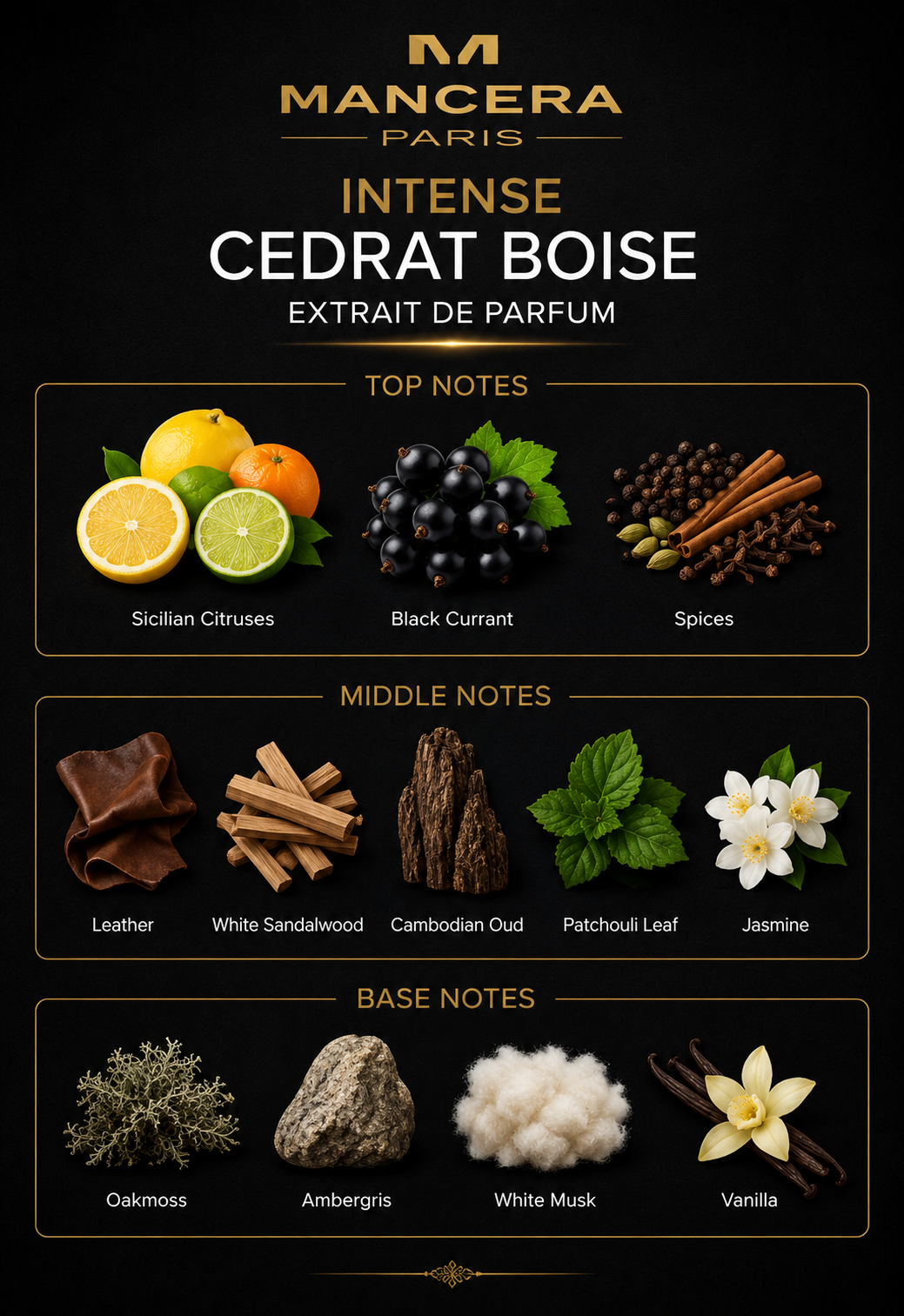 Mancera Intense Cedrat Boise Extrait de Parfum